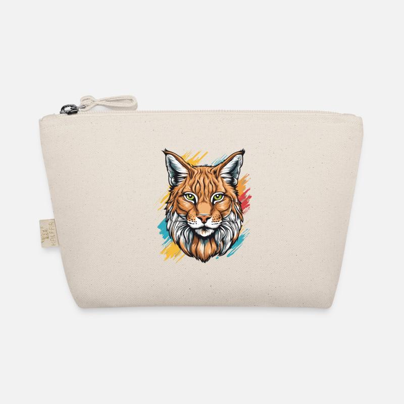 Luchs-Katze - Bio-Täschchen - Natur