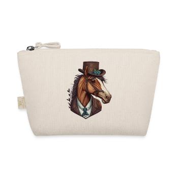 Elegantes Pferd - Bio-Täschchen - Natur - Vorne