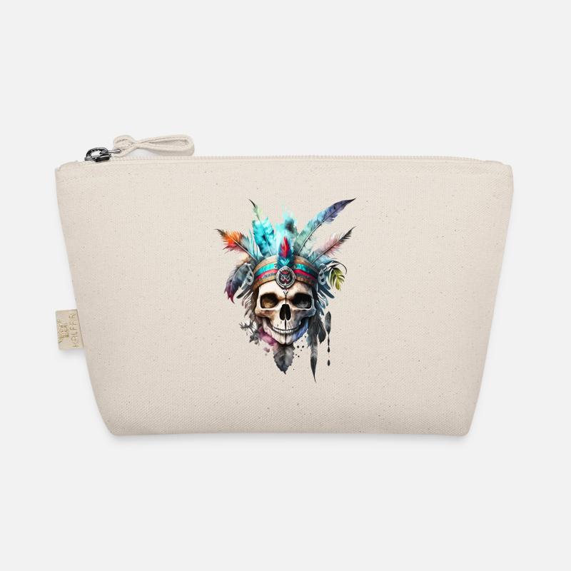 witch skull Bio-Täschchen