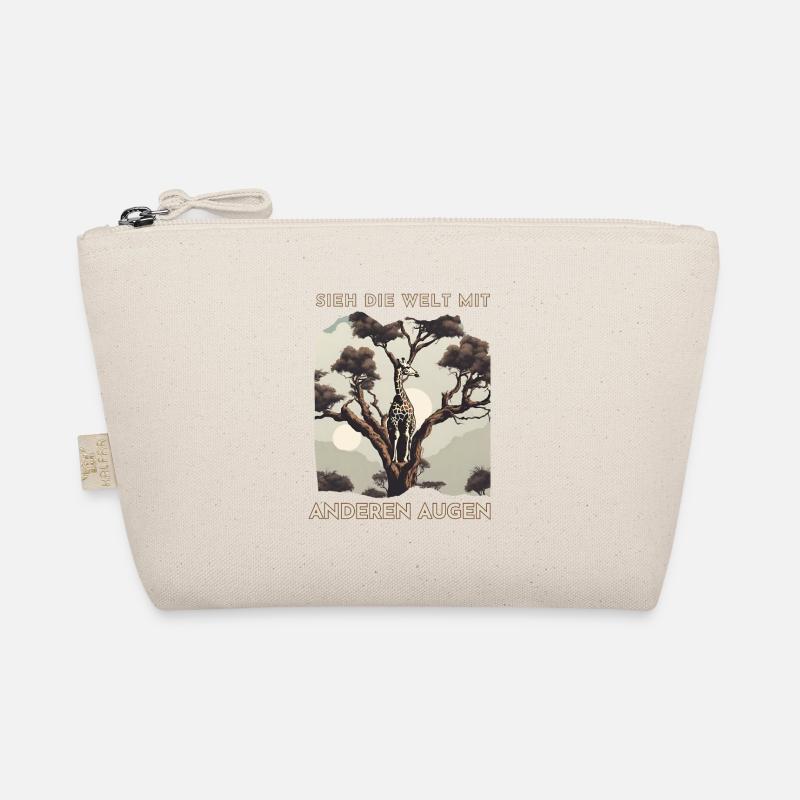 Giraffenblick im Baumdschungel Bio-Täschchen