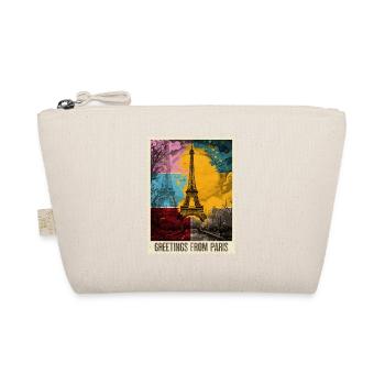 Paris Tour Eiffel France Skyline timbre-poste - Trousse biologique - nature - Devant