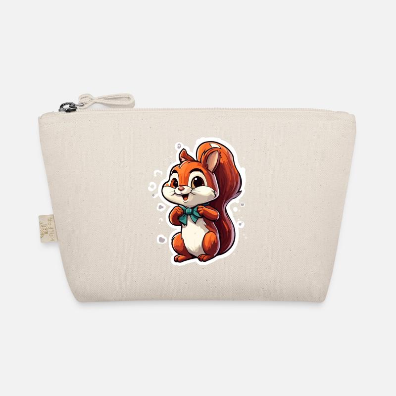 Squirrel / Animal / Rodent / Forest Animal / Comic Organic Pouch