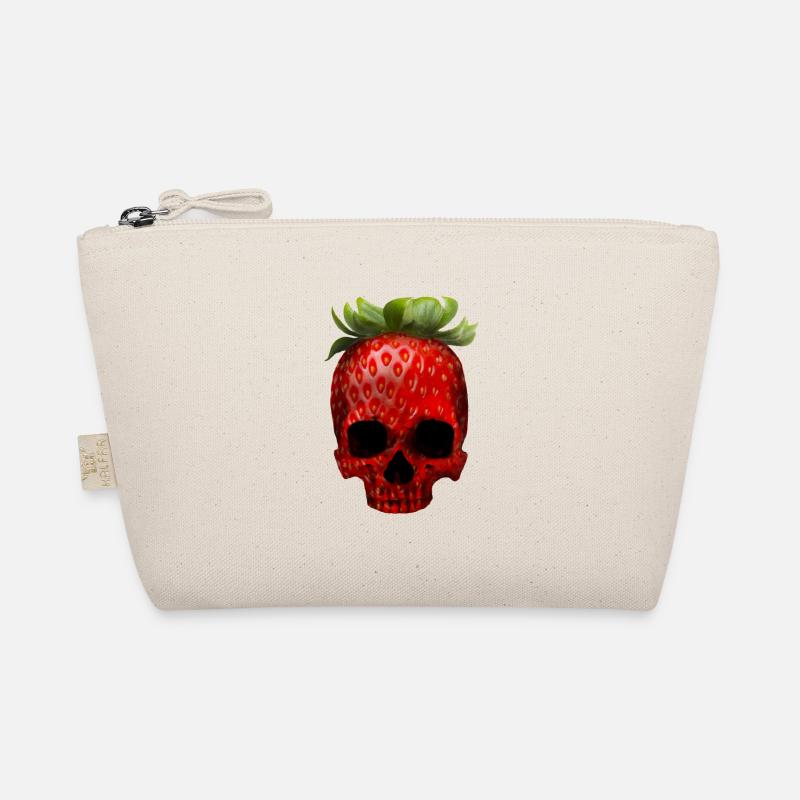 Strawberry Skull Organic Pouch