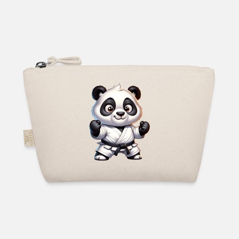 Karate Panda Bio-Täschchen