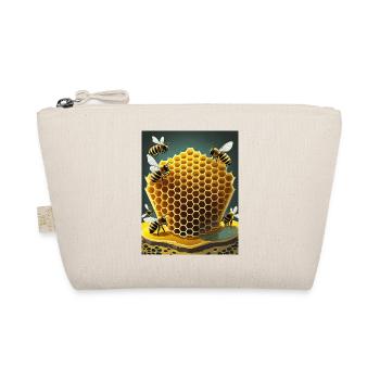 Ich bin ein cooler stolzer Imker-Logo-Designer - Bio-Täschchen - Natur - Vorne
