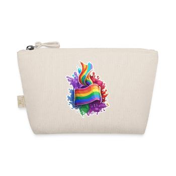 Drapeau arc-en-ciel / LGBTQIA+ /Transgenre / Gay - Trousse biologique - nature - Devant