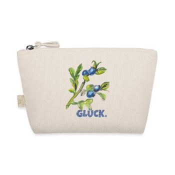 heidelbeere glück - Bio-Täschchen - Natur - Vorne