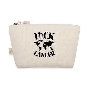 F... CK CANCER - HOPE, LOVE & FIGHT - Organic Pouch - nature - Front