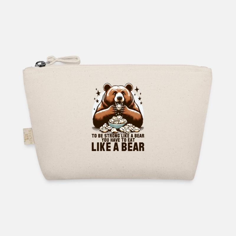 Pelmeni Bär stark Geschenk Bio-Täschchen