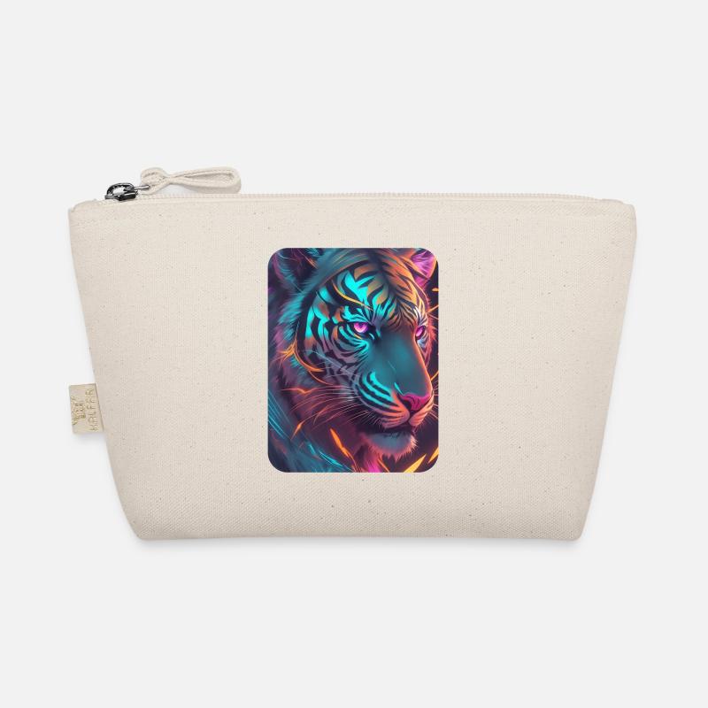 Neon Tiger Thema Lucid Bio-Täschchen