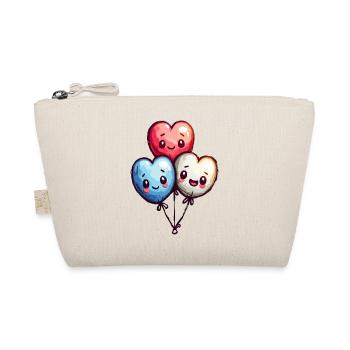 Balloon hearts also for children and birthdays - Organic Pouch - nature - Front