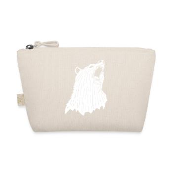 Angry Polar Bear - Organic Pouch - nature - Front