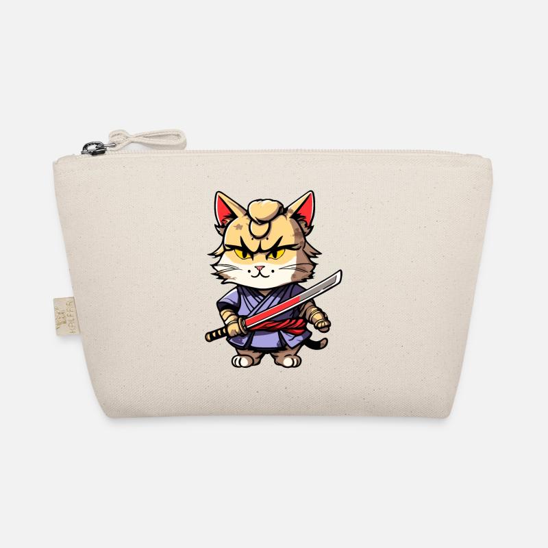 Samurai Cat #31 Organic Pouch
