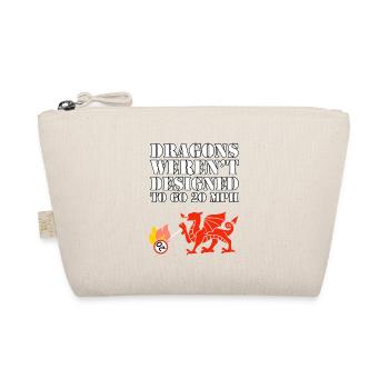 Anti Wales speed limit - no to 20! - Organic Pouch - nature - Front