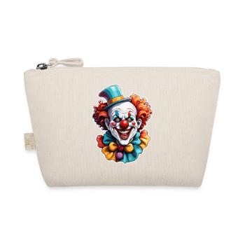 Horror Clown / Circus / Funny / Show / Halloween - Organic Pouch - nature - Front