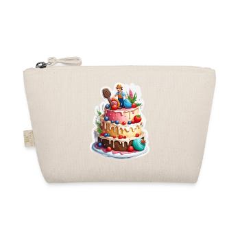Birthday Cake / Cake / Happy Birthday / Cake - Organic Pouch - nature - Front