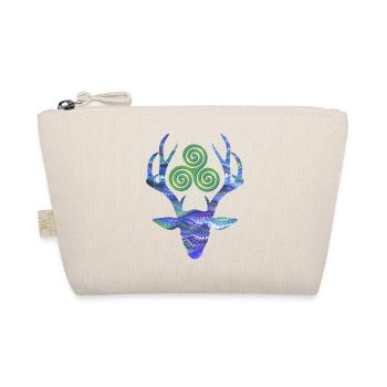 Tête de cerf avec Triskele E 103 - Trousse biologique - nature - Devant