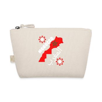 MOROCCAN DESIGN, moroccan flag, moroccan football - Trousse biologique - nature - Devant
