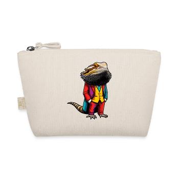 Bearded Dragon Lizard - Organic Pouch - nature - Front