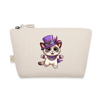 Chat Siamois Mardi Gras Bande Dessinée Mignon - Trousse biologique - nature - Devant