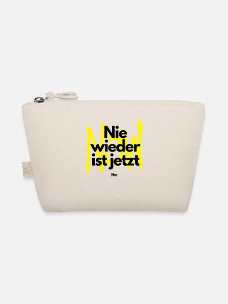 Nie wieder ist jetzt - Bio-Täschchen - Natur
