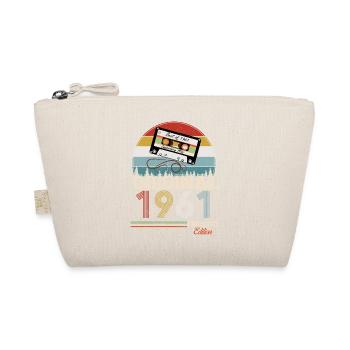 Elegant Retro Gift: 1961 Vintage - Organic Pouch - nature - Front