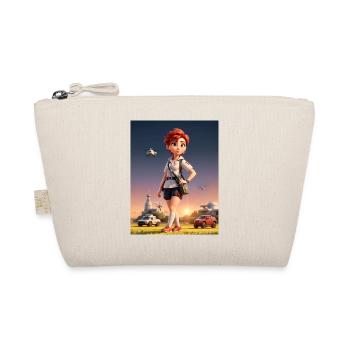 Kid Friendly Animation Nurse - Organic Pouch - nature - Front