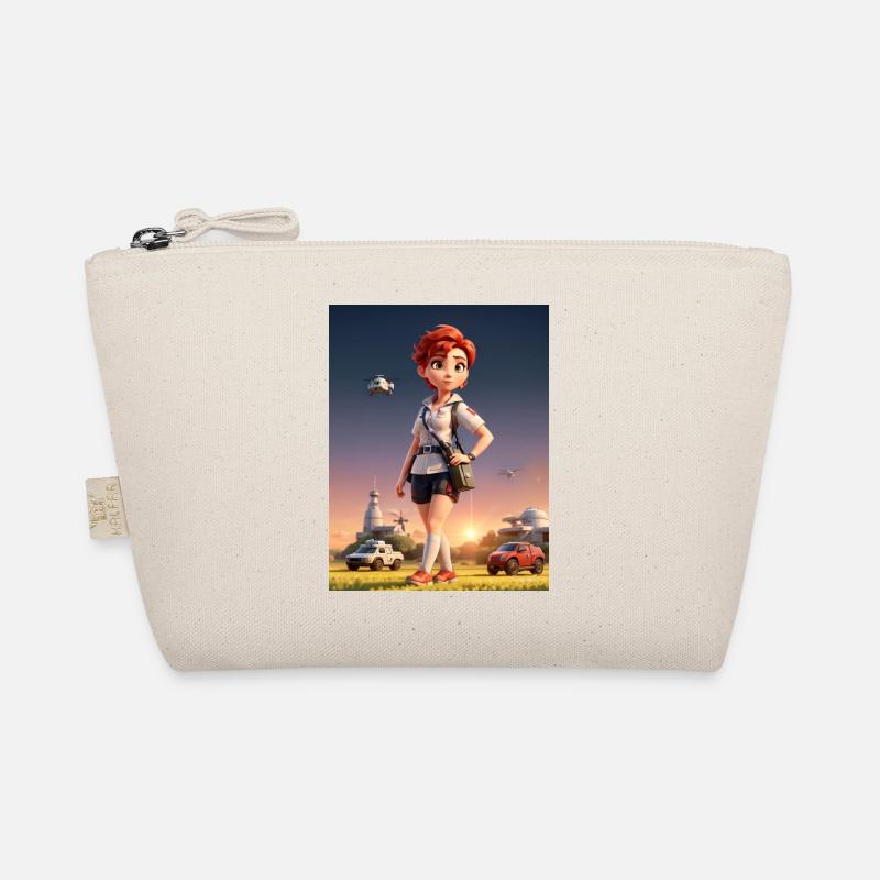 Kid Friendly Animation Nurse - Organic Pouch - nature