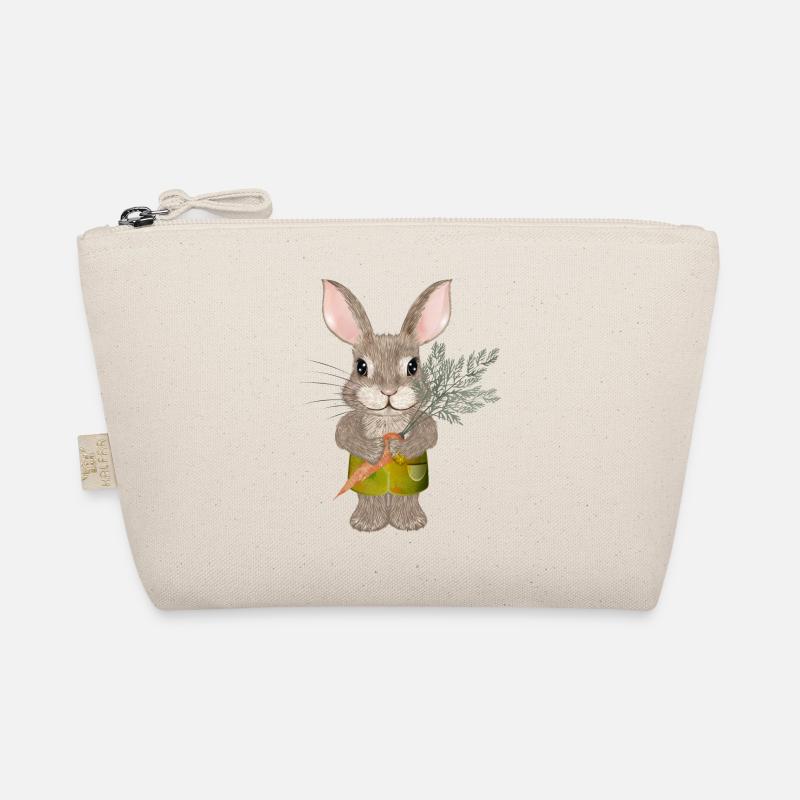 lapin mignon avec carotte et short Trousse biologique