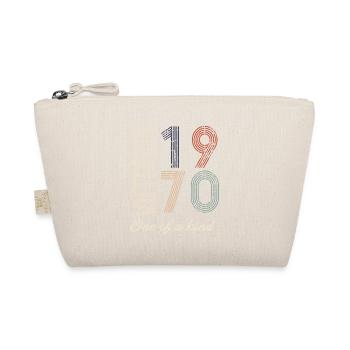 54. Geburtstag 1970 - Vintage Retro Geschenkidee - Bio-Täschchen - Natur - Vorne