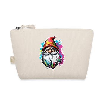 Garden Gnome / Fairyland / Leprechaun / Gnome / Logo - Organic Pouch - nature - Front