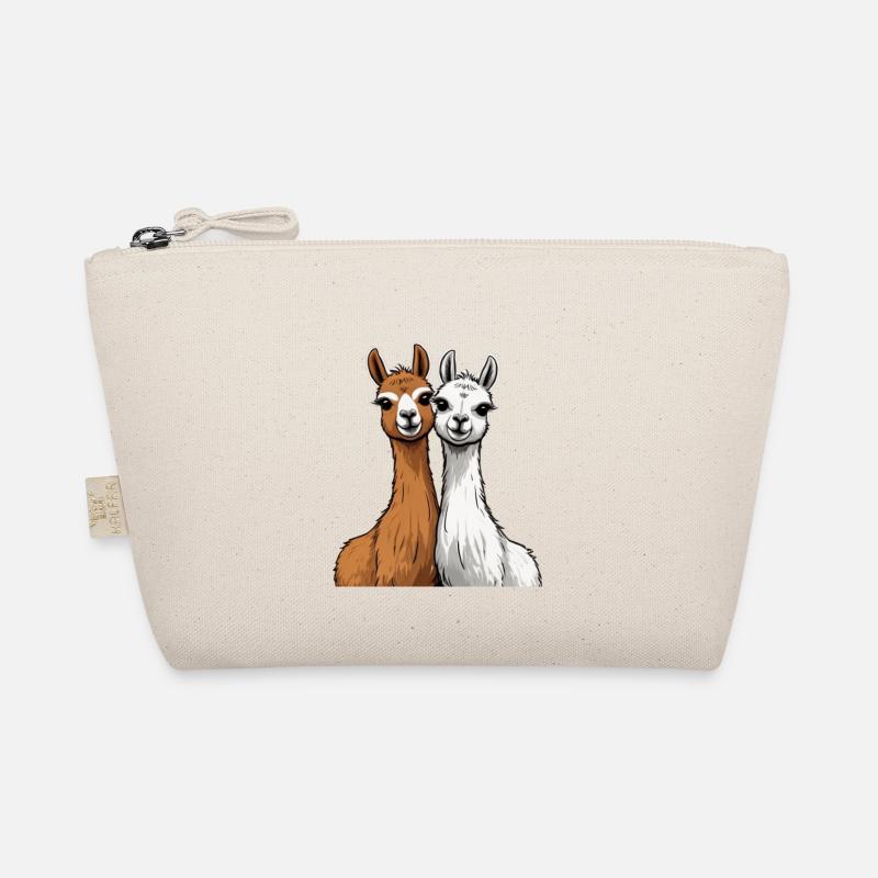 Deux lamas mignons Trousse biologique