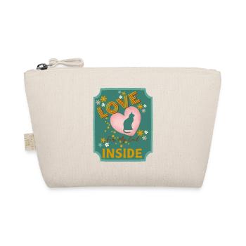 Design du cœur de l’amour à l’intérieur de mon chat - Trousse biologique - nature - Devant