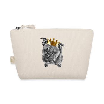 Bulldogge Old English Bulldogge Hund Hunde - Bio-Täschchen - Natur - Vorne