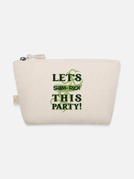 Let's sham-rock this party. - Organic Pouch - nature - Front