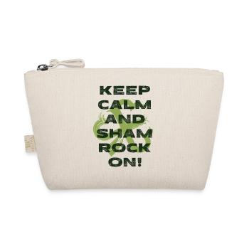 Keep calm and shamrock on (2) - Organic Pouch - nature - Front