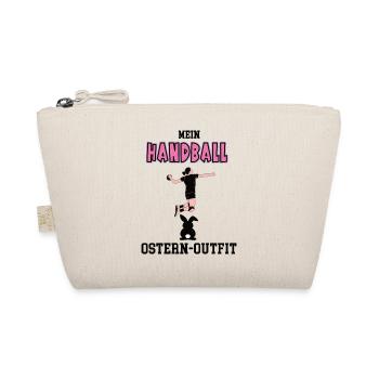 Handball Spielerin Handballerin Oster Geschenk - Bio-Täschchen - Natur - Vorne