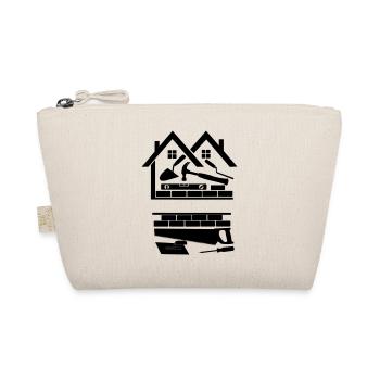 Construction company homes logo - Organic Pouch - nature - Front