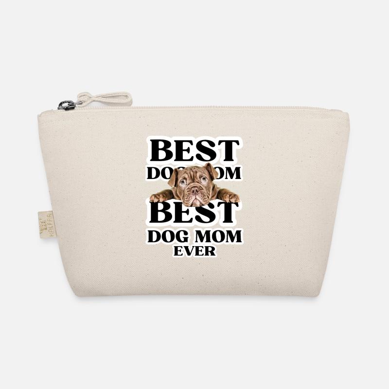 BEST DOG MOM EVER I Hundebesitzer Geschenk Bio-Täschchen
