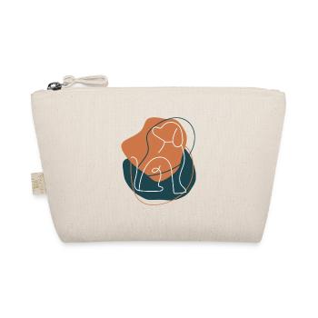 Dogline, brown and green - Organic Pouch - nature - Front