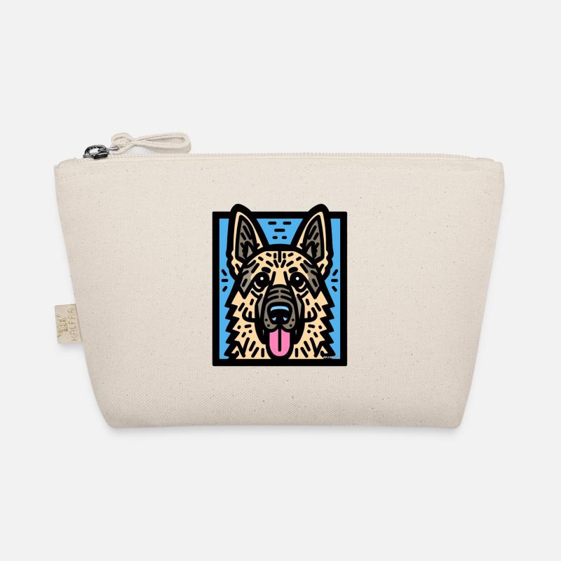 German Shepherd Pop Art Organic Pouch