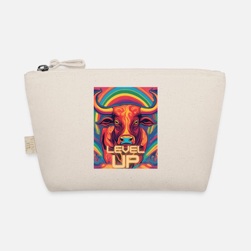 Bull Level Up - Bio-Täschchen - Natur