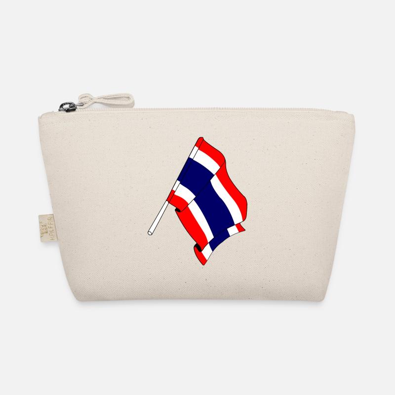 Flagge von Thailand - Bio-Täschchen - Natur