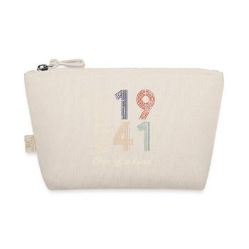 83. Geburtstag 1941 - Vintage Retro Geschenkidee - Bio-Täschchen - Natur - Vorne