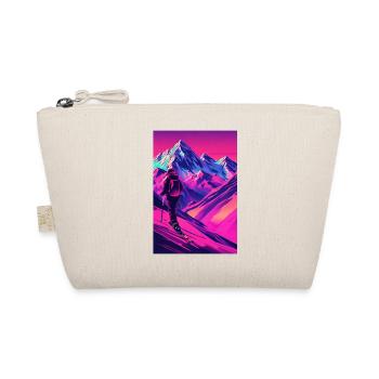 Skiing - Organic Pouch - nature - Front