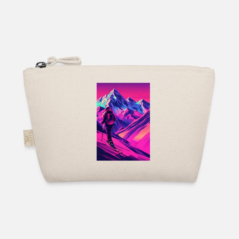 Skiing Organic Pouch