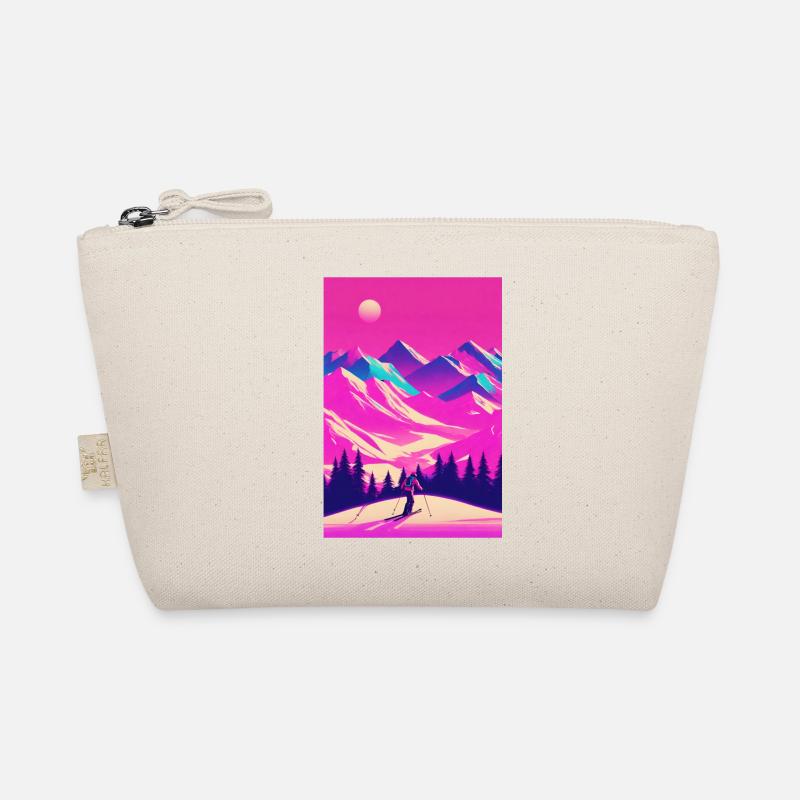 Skiing Organic Pouch