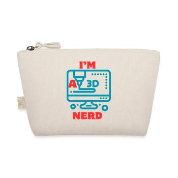 3D-Drucker Spezialist I'm a 3d nerd - Bio-Täschchen - Natur - Vorne
