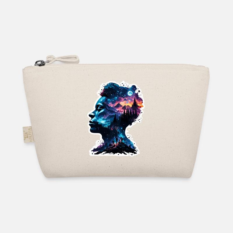 Silhouette / Forest / Portrait / Trees / Person Organic Pouch
