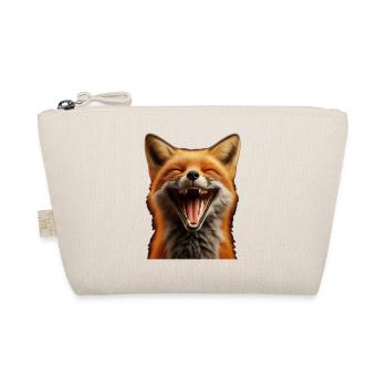 Lachender Fuchs 1 - Bio-Täschchen - Natur - Vorne